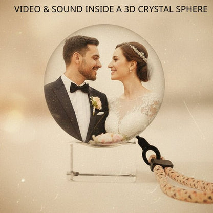 Video - Glaskugel – Personalisierte Erinnerungskugel mit Ton - TRENDisch.de