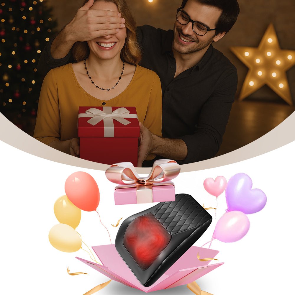 RelaxNode 3D Shiatsu Massagekissen – Elektrisches Massagegerät mit Wärmefunktion - TRENDisch.de