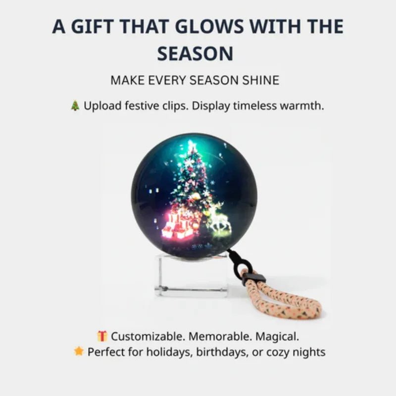 Video - Glaskugel – Personalisierte Erinnerungskugel mit Ton - TRENDisch.de